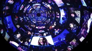 OMNISPACE360 Immersive Media Systems Dome Interior Live Streaming