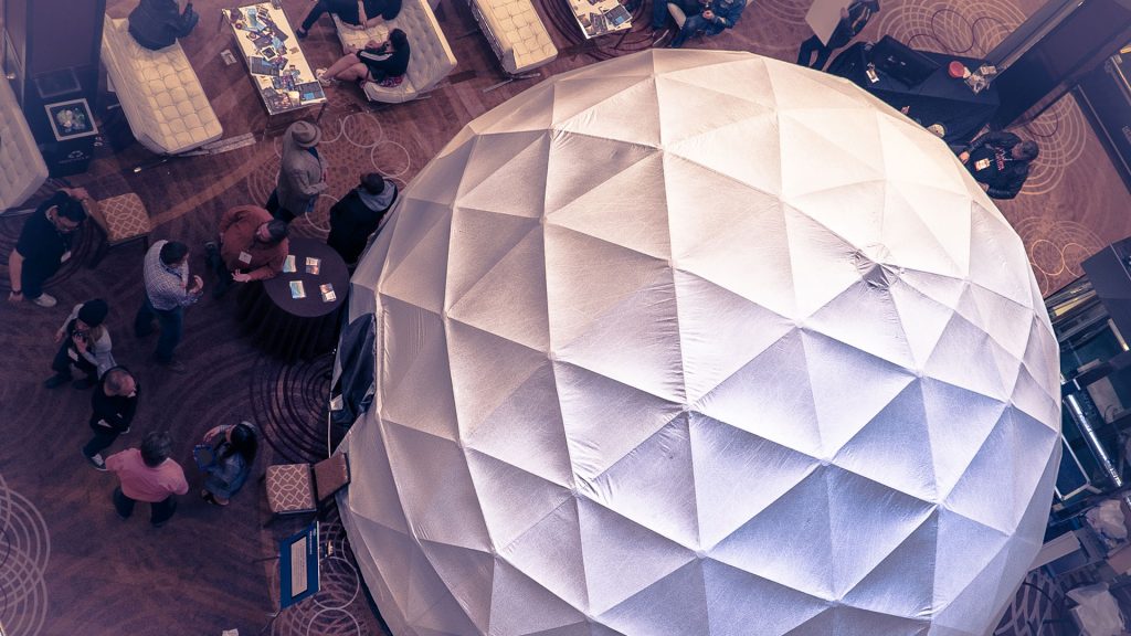 OMNISPACE360 Geodesic Projection Dome for Canadian Music Week Festivals 006