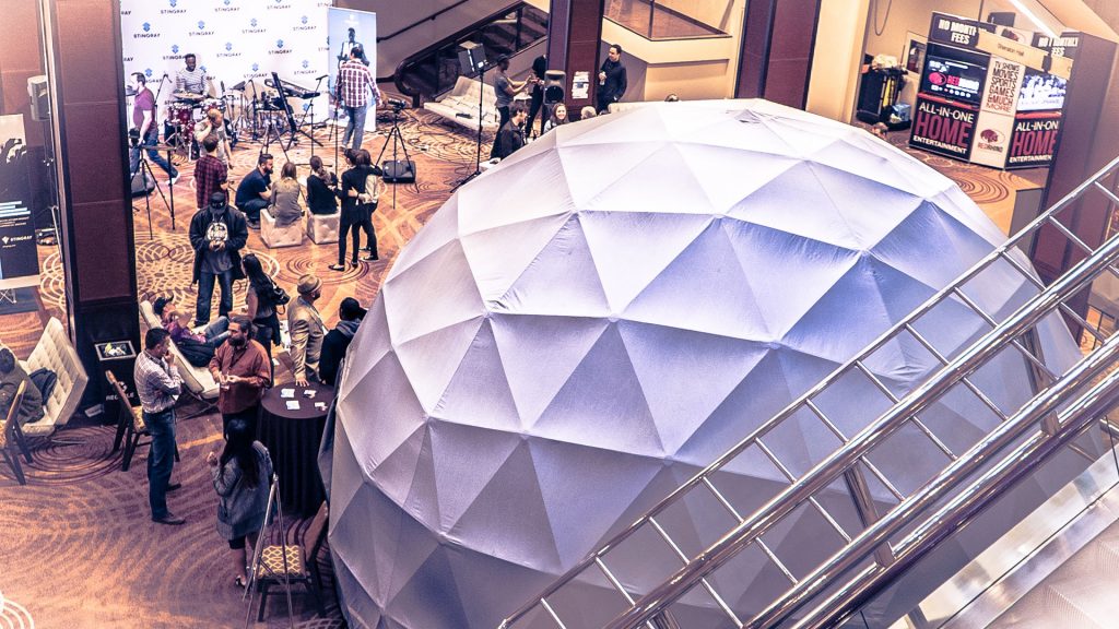 OMNISPACE360 Geodesic Projection Dome for Canadian Music Week Festivals 002