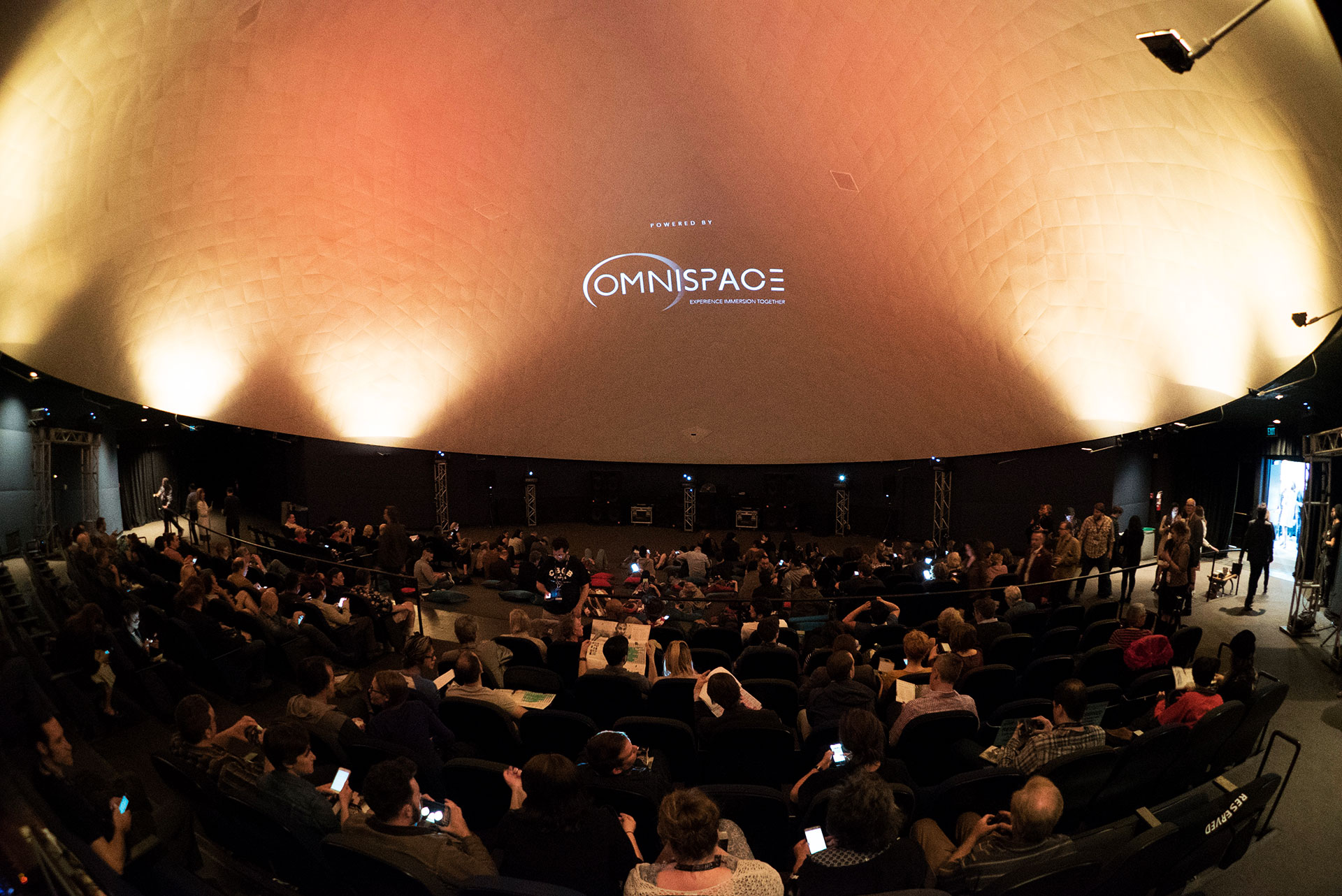 Seattle International Film Festival Dome Projection 003 - Omnispace VR Fulldome