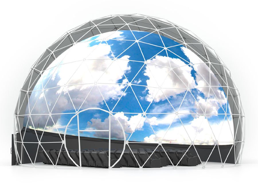 Geodesic Projection Domes - Omnispace Immersive Domes & Technology
