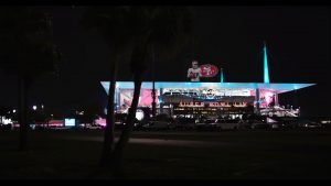 OMNISPACE360 NFL Projection Mapped Hologram Miami Super Bowl 2019 005