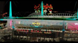 OMNISPACE360 NFL Projection Mapped Hologram Miami Super Bowl 2019 006