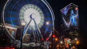 NFL Super Bowl LIII Atlanta Projection Mapping by OMNISPACE360 001